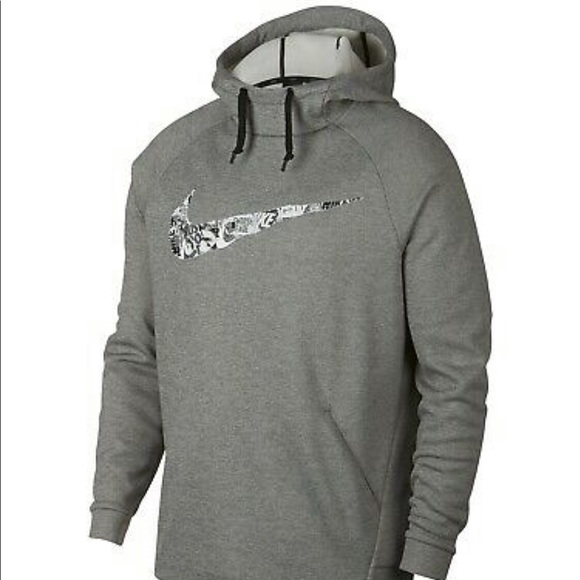 Nike men’s THERMA hoodie 932007-063  Large-Tall - Picture 2 of 8